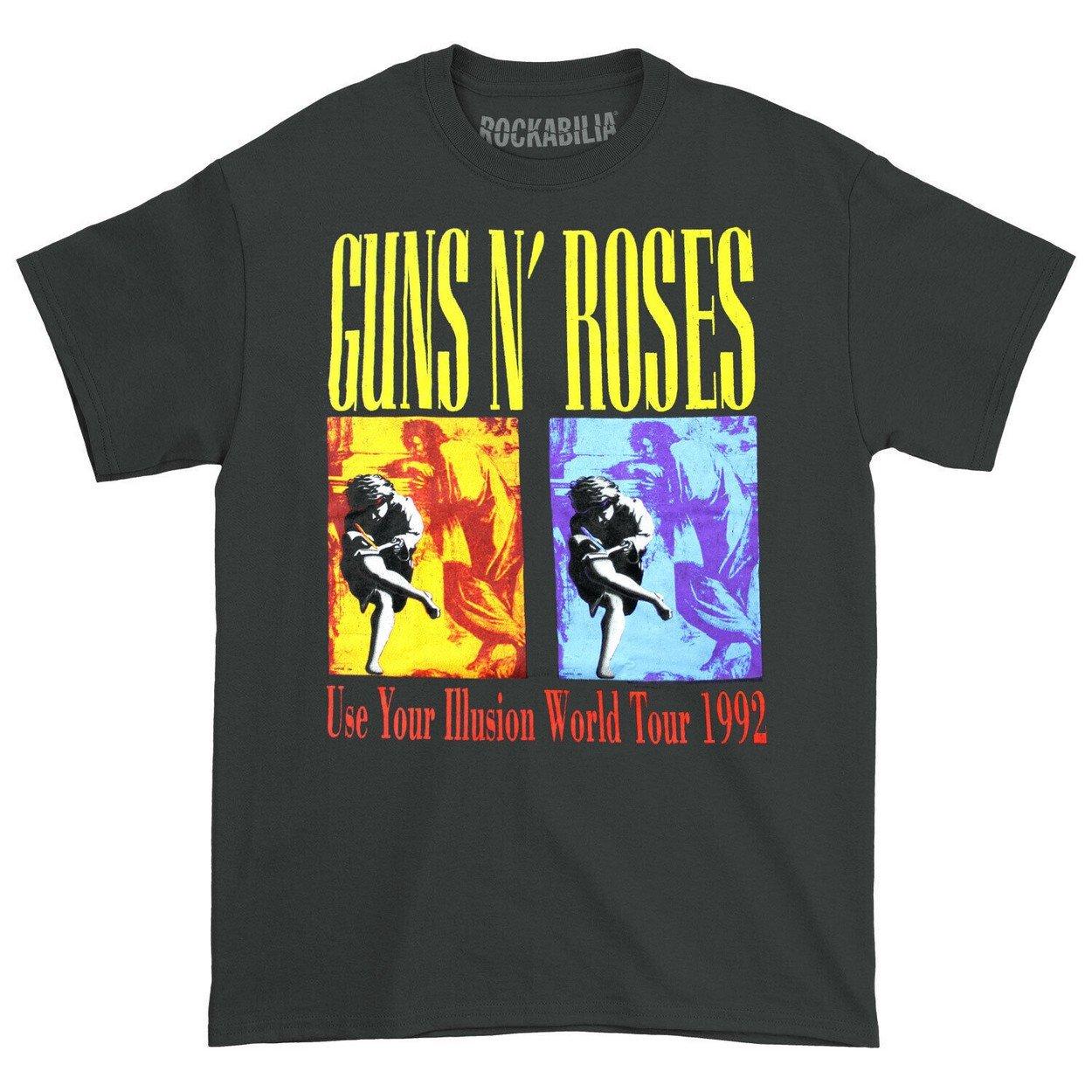 Guns N Roses  Tshirt USE YOUR ILLUSION WORLD TOUR 