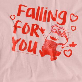 minions Falling For You Bedrucktes T-Shirt  