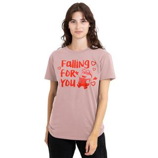 minions Falling For You Bedrucktes T-Shirt  