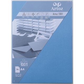 Artoz ARTOZ Papier 1001 A4 107796144 100g, marineblau 5 Blatt  