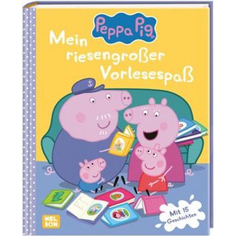 Peppa Wutz Gutenachtgeschichten: Mein riesengroßer Vorlesespaß Kein Autor Copertina rigida 