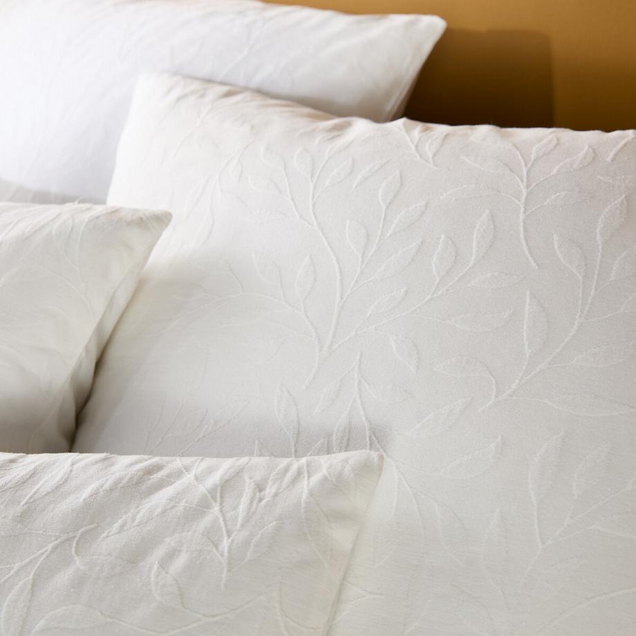 La Redoute Intérieurs Miren Jacquard Pflanzenmuster Duvetbezug  