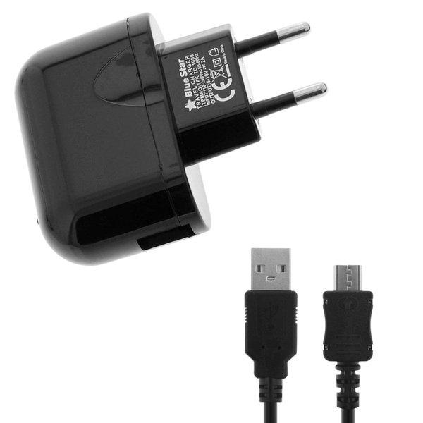 BLUE STAR  Chargeur Secteur 2A + Cable Micro-USB 