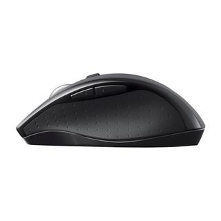 Logitech  M705 Marathon Mouse ergonomico Senza fili (radio) Laser Nero, Argento 7 Tasti 1000 dpi Ergonomico 