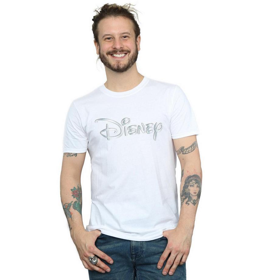 Disney Logo T-Shirt Stampata  