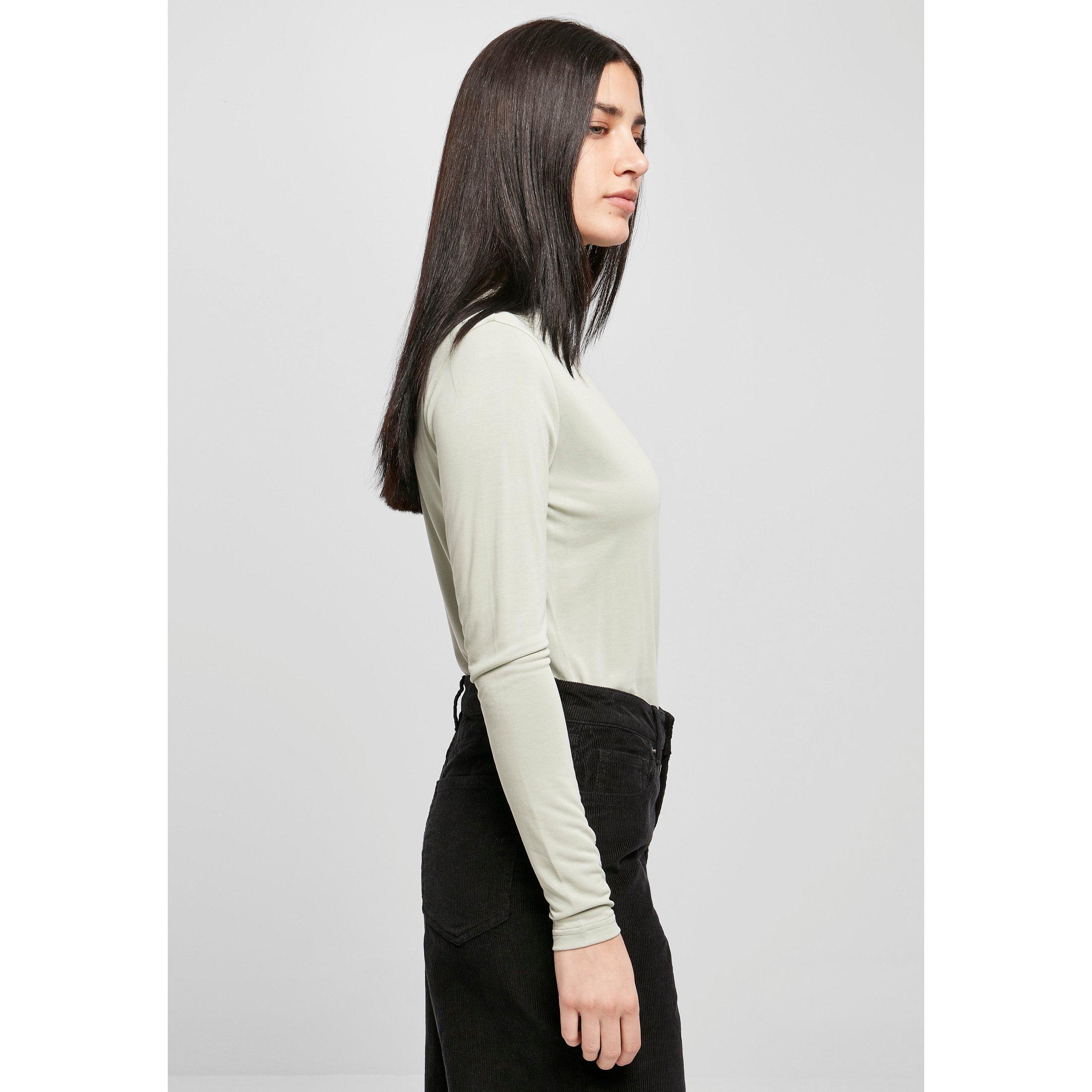 URBAN CLASSICS Rollkragenpullover Langarm Modal  