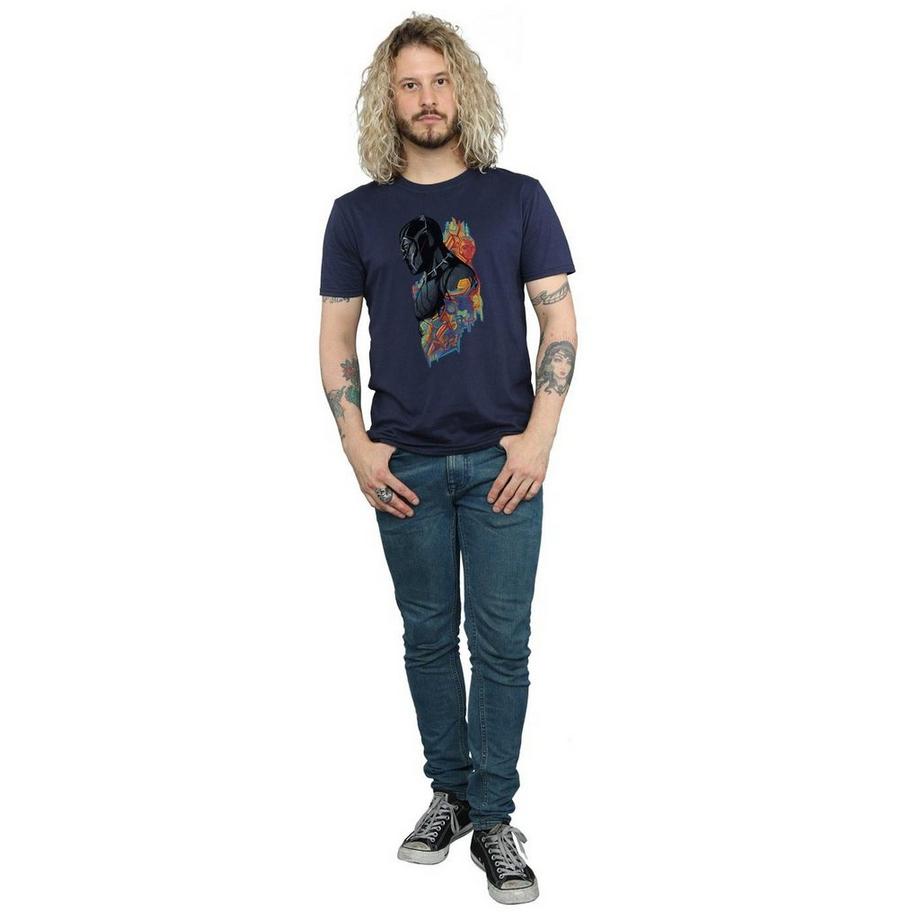 MARVEL Black Panther Wakanda Forever T-Shirt Stampa Grafica  