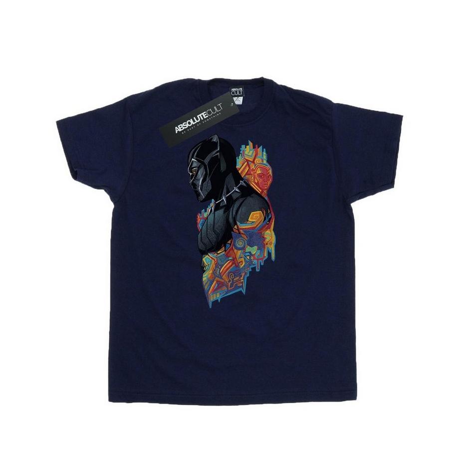 MARVEL Black Panther Wakanda Forever T-Shirt Stampa Grafica  
