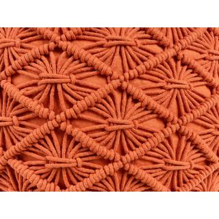 Beliani Pouf en Coton Boho BERKANE  