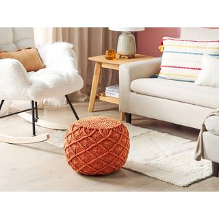 Beliani Pouf en Coton Boho BERKANE  