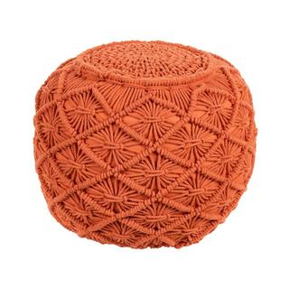 Beliani Pouf en Coton Boho BERKANE  