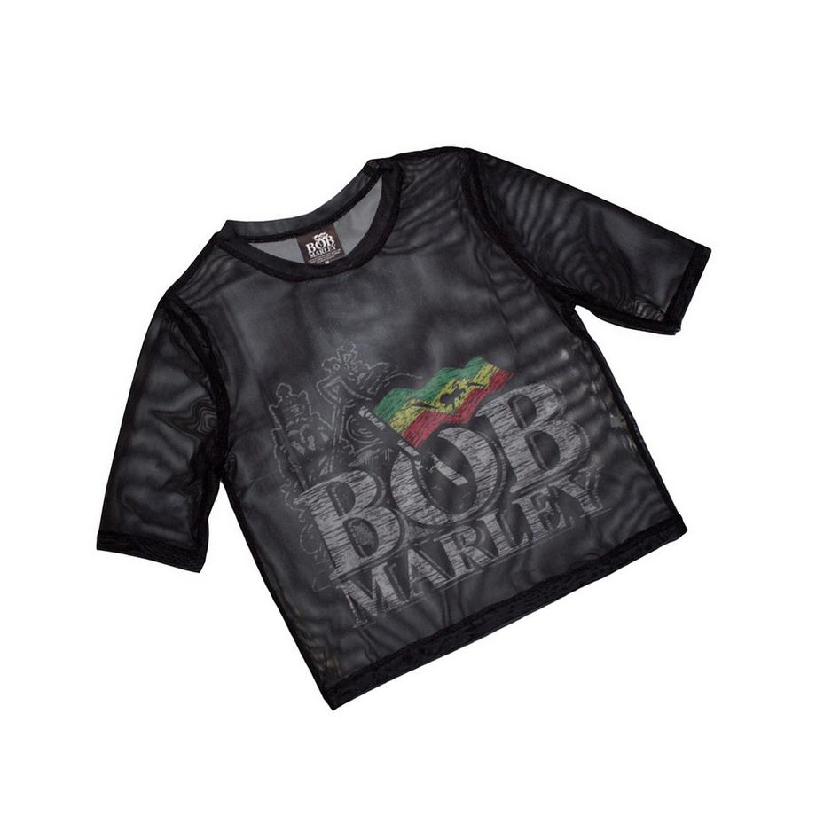 Bob Marley Bob Marley Jamaika Flagge Kurzes Top  