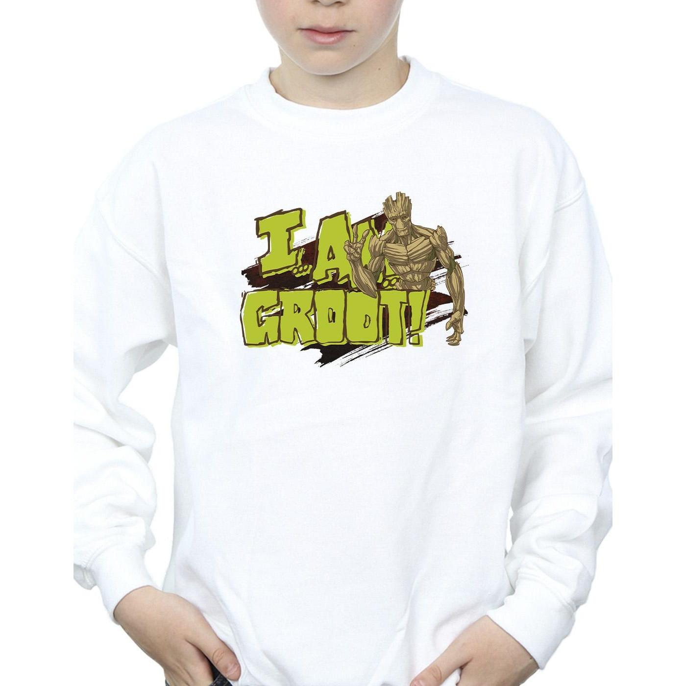 Guardians Of The Galaxy  I Am Groot Sweatshirt 