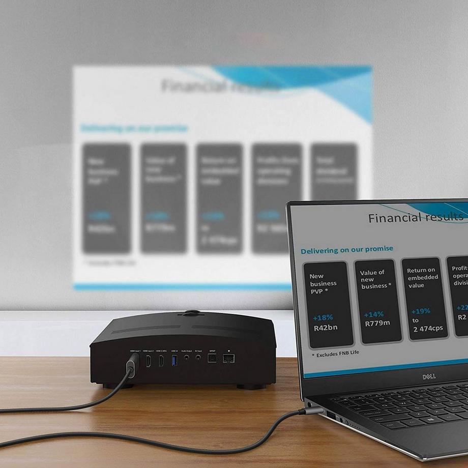 Wiwu  USB-C/HDMI Videokabel Wiwu Schwarz 