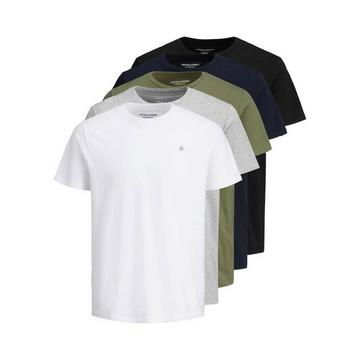 T-Shirt  5er Pack Bequem sitzend-JORJXJ