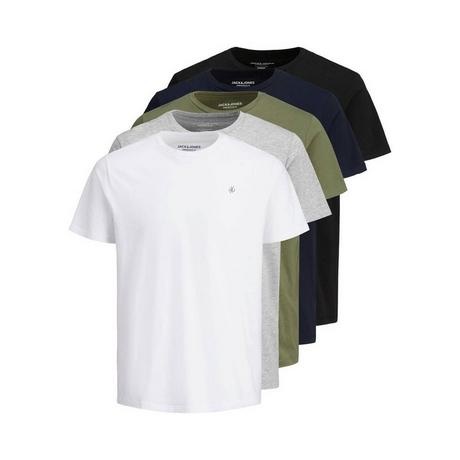 JACK & JONES JORJXJ 5er Pack Bequem sitzendes T-Shirt  