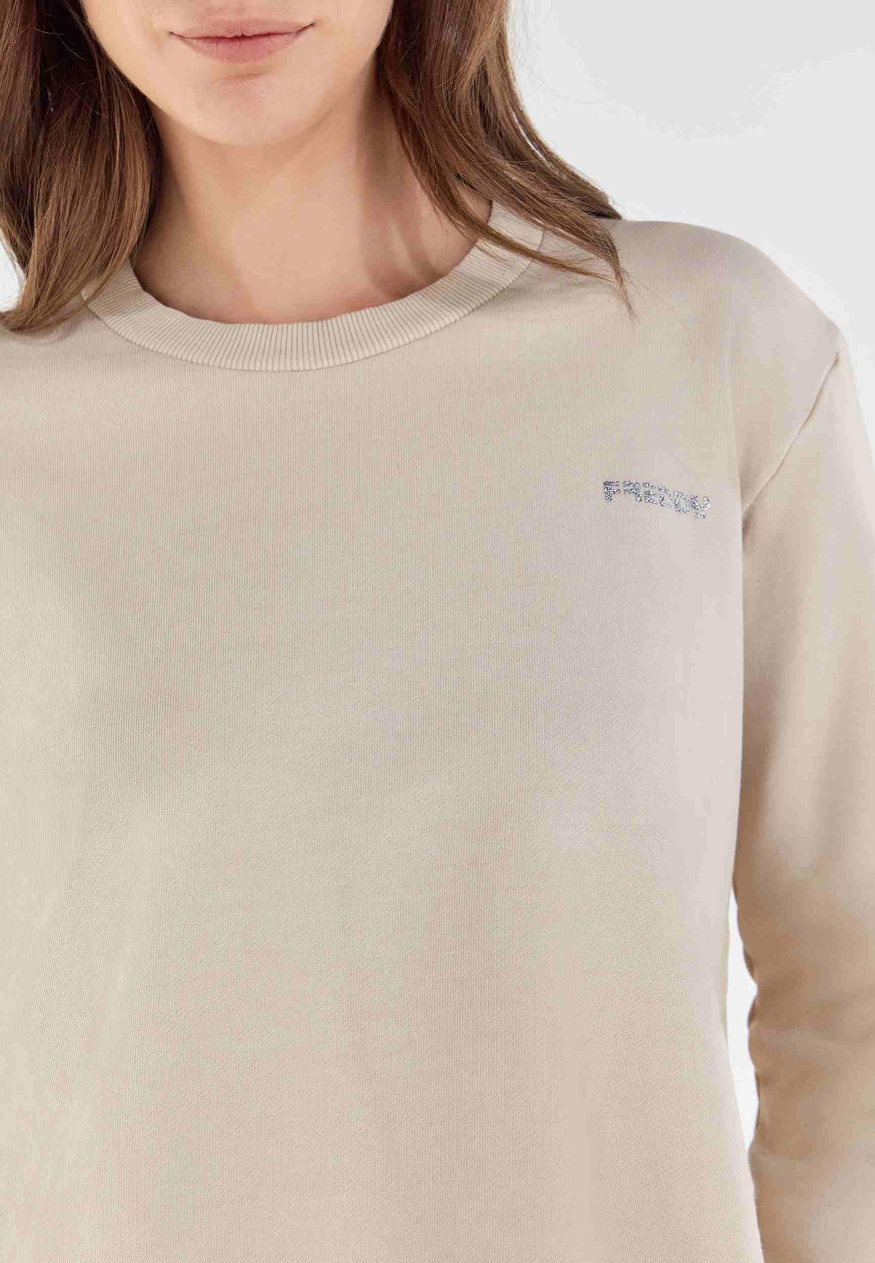 FREDDY Cropped Rundhals-Sweatshirt  