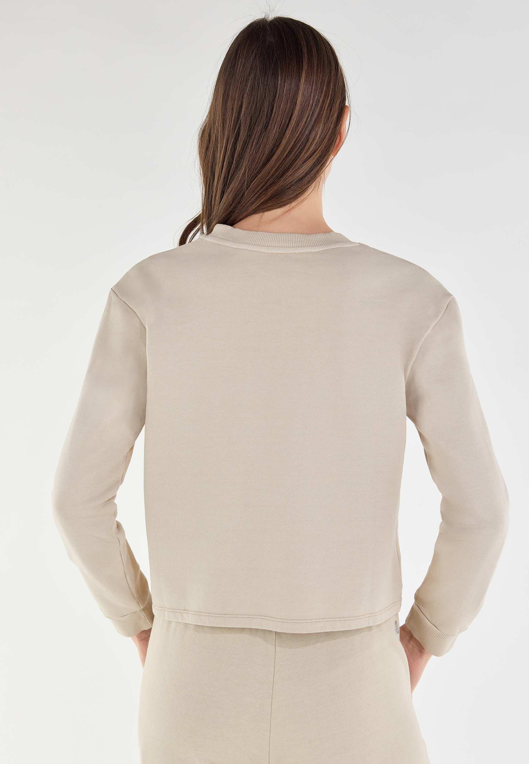 FREDDY Cropped Rundhals-Sweatshirt  