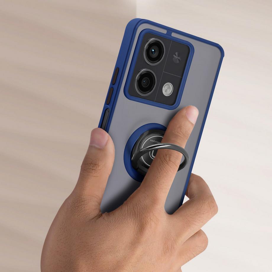 Avizar  Ring-Hülle Redmi Note 13 5G Dunkelblau 