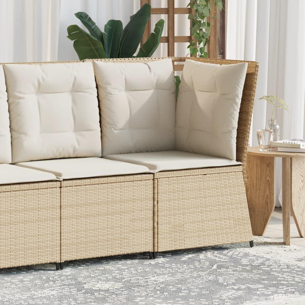 VidaXL Gartensofa poly-rattan  