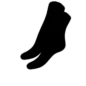 Socken aus Bambus – Schwarz – 2er-Pack – Größe. 37-40