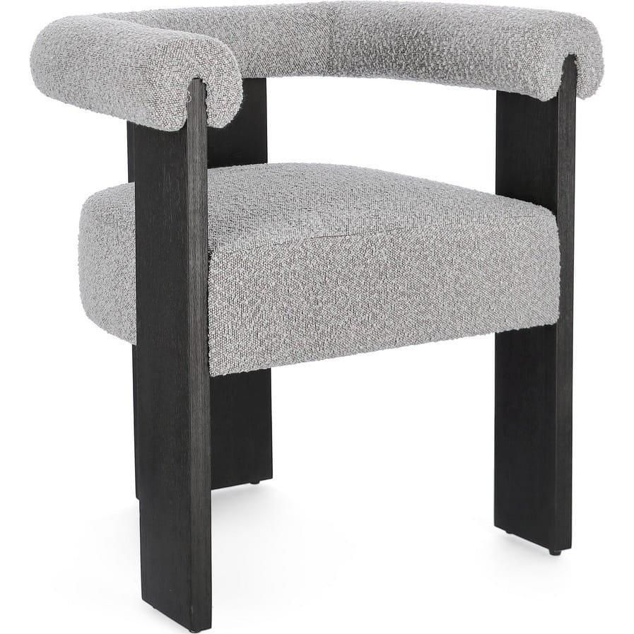 mutoni Fauteuil Agape noir gris  