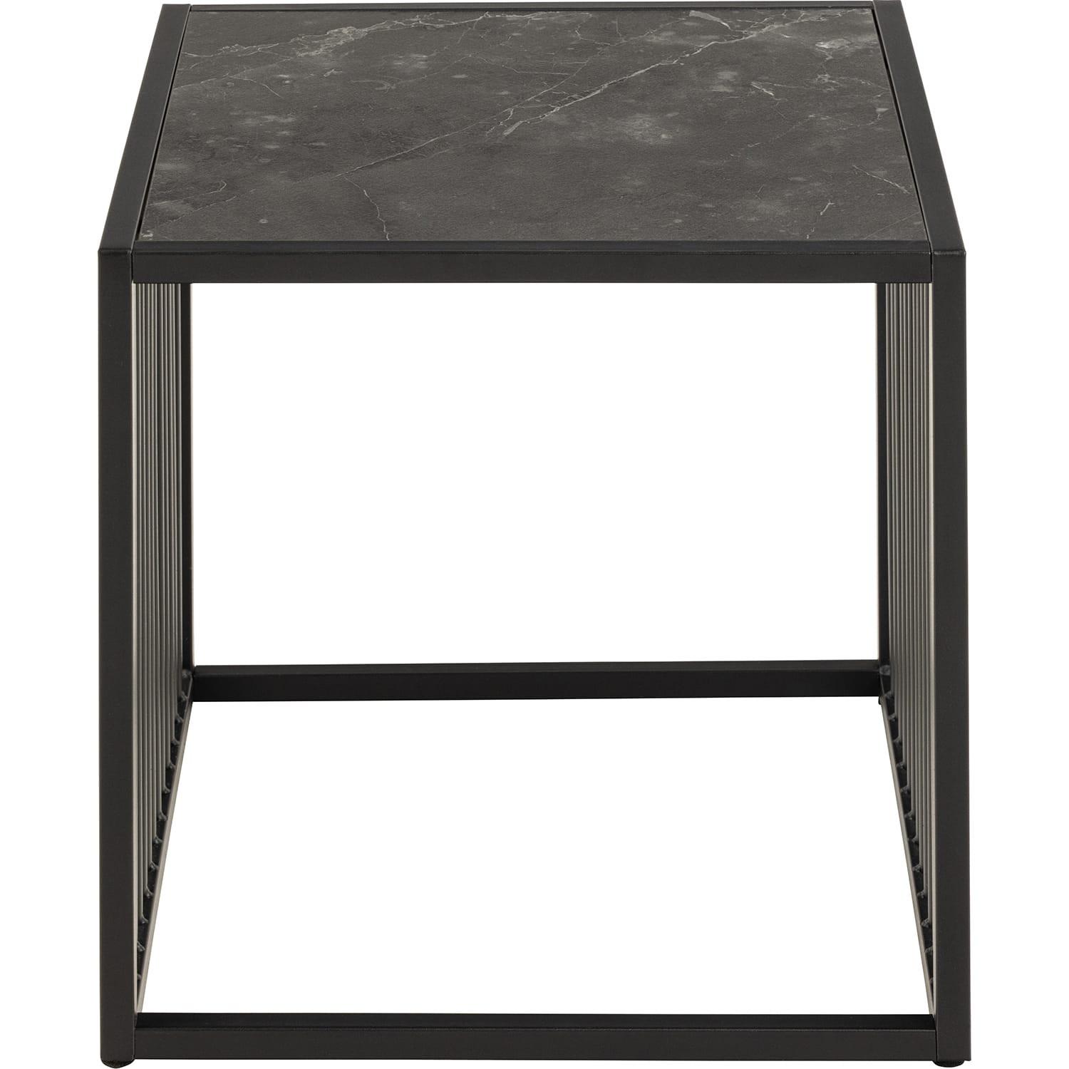 mutoni Table d'appoint Iola noir 40  