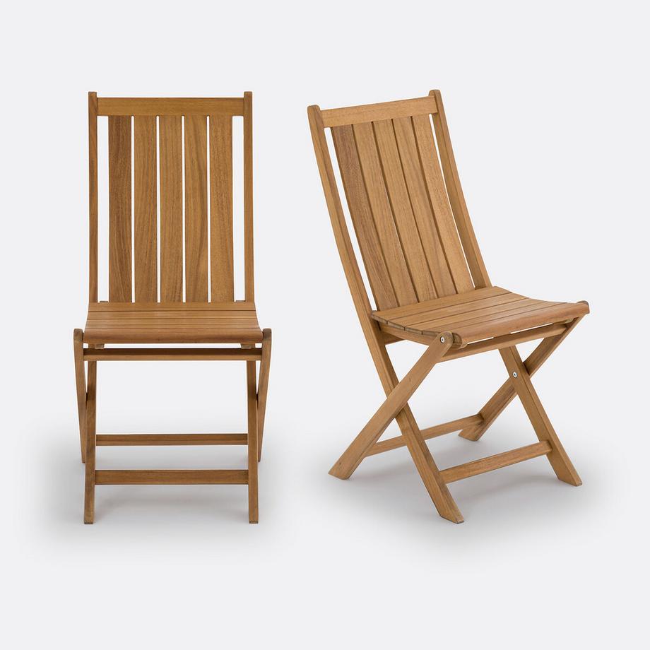 2er-Set Gartenklappstühle Palera
