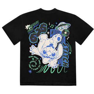 Lilo & Stitch Stitch T-Shirt Imprimé au Dos  