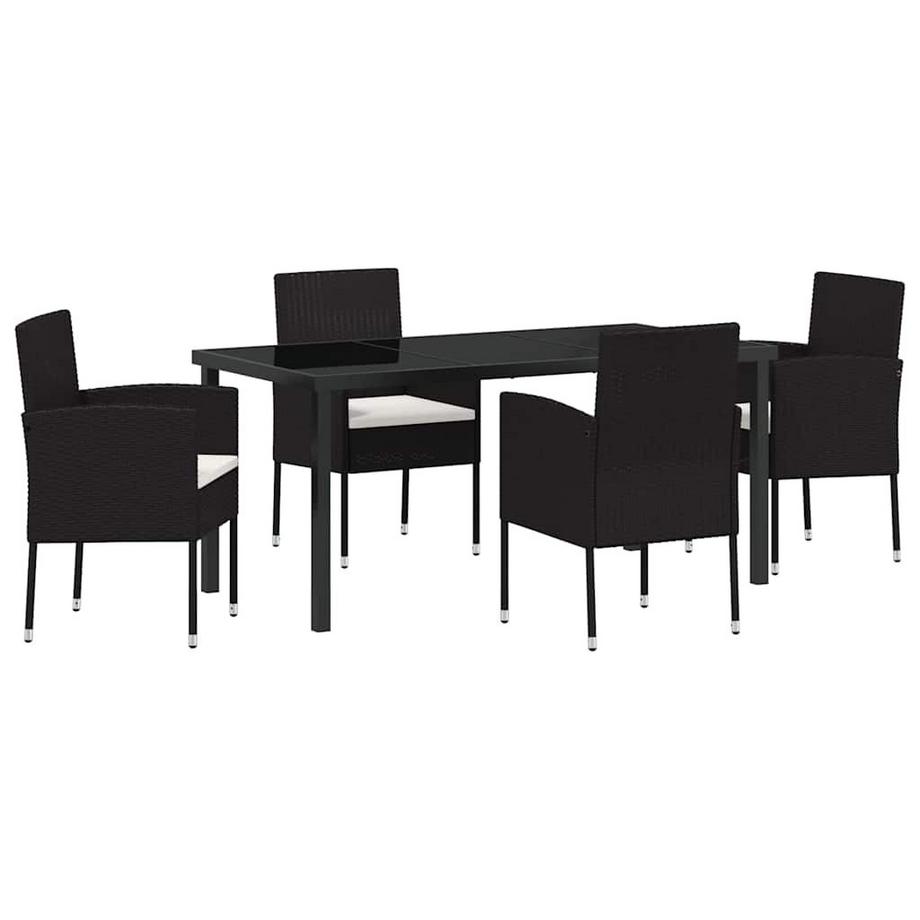 Ensemble de salle à manger pour jardin poly rattan