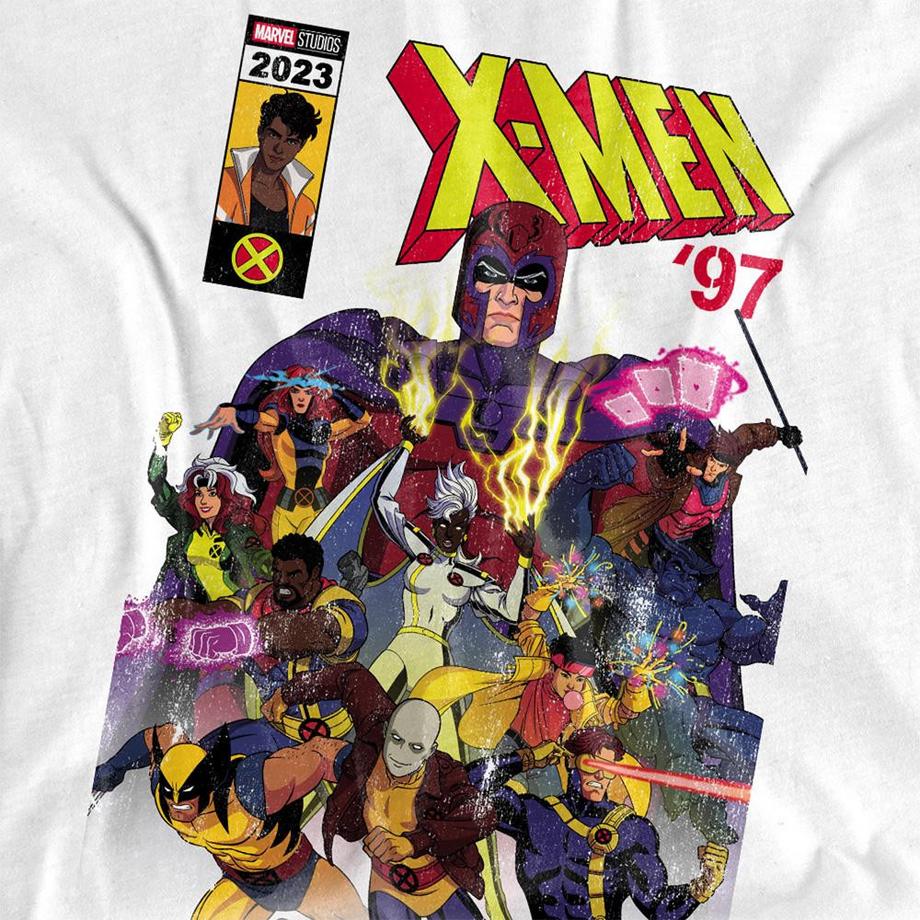 MARVEL X-Men '97 Stampa Grafica T-Shirt Maniche Lunghe  