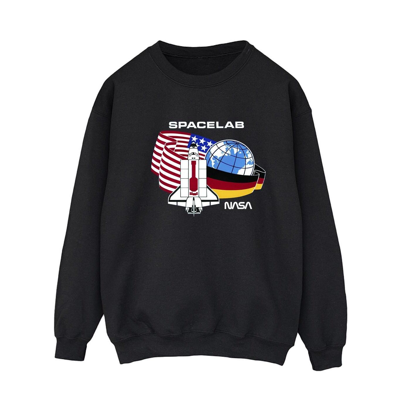 Nasa Space Lab Grafikdruck Sweatshirt  