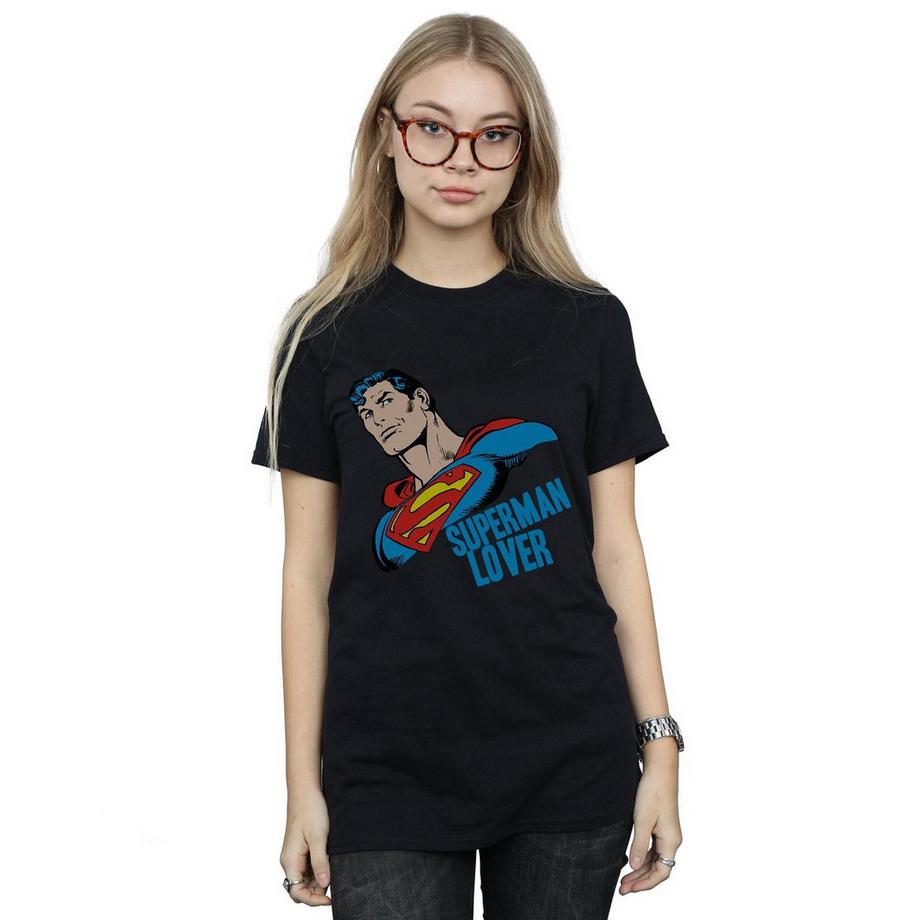 DC COMICS Superman Lover T-Shirt Grafica  