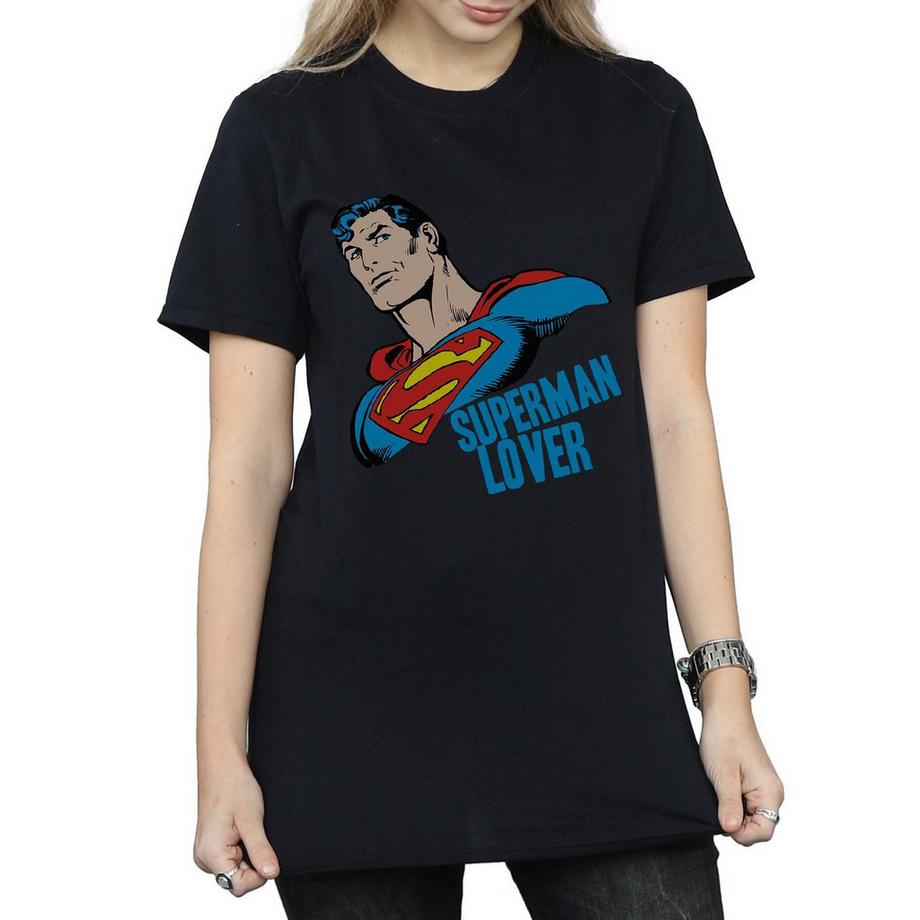 DC COMICS Superman Lover T-Shirt Grafica  