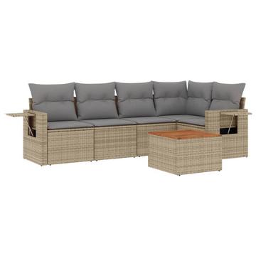 Garten sofagarnitur poly-rattan