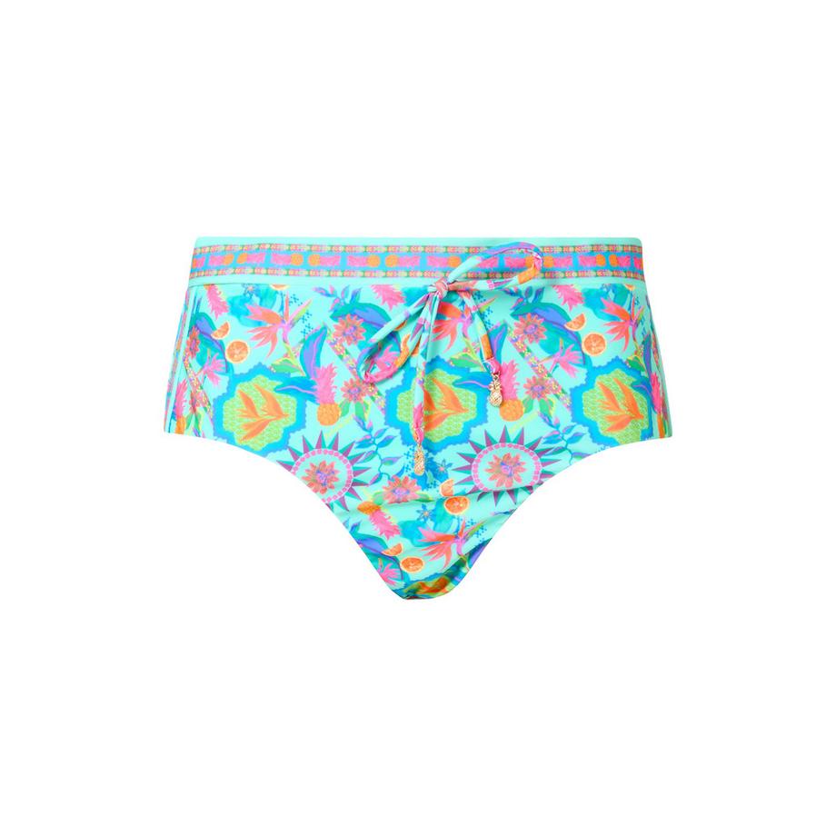 Joe Browns Bas de Bikini Taille Haute Imprimé Vibrant avec Détail Nœud  