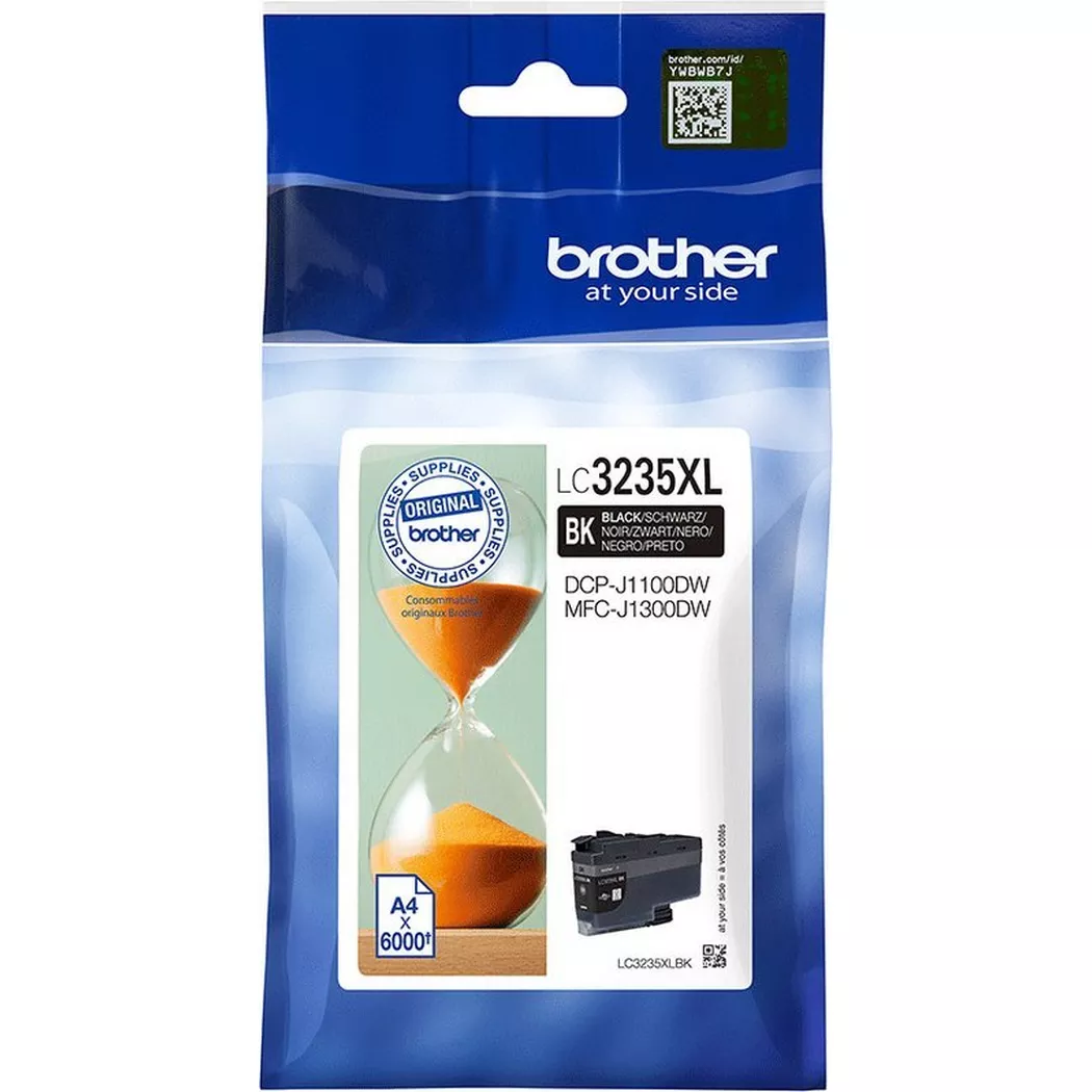 Brother – Tintenpatrone HY schwarz LC-3235XLBK DCP-J1100DW 6000 Seiten, One Size
