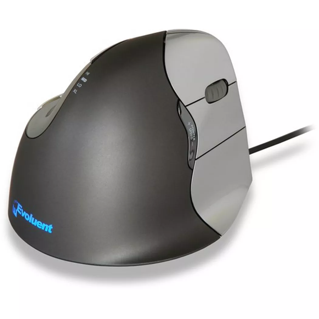 Evoluent VerticalMouse 4 mouse Office Right-hand USB Type-A Laser