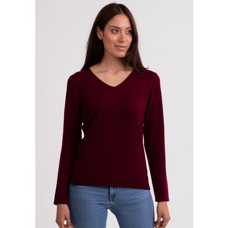 CASH-MERE.CH Pull Cachemire Col V  