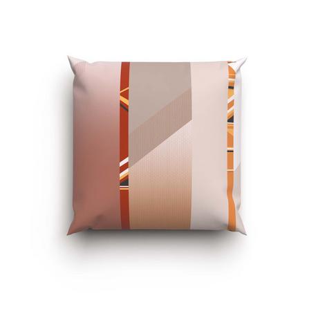 Lotus Bettwaren Lotus Jersey Anh Biancheria da Letto a Righe Arancione  