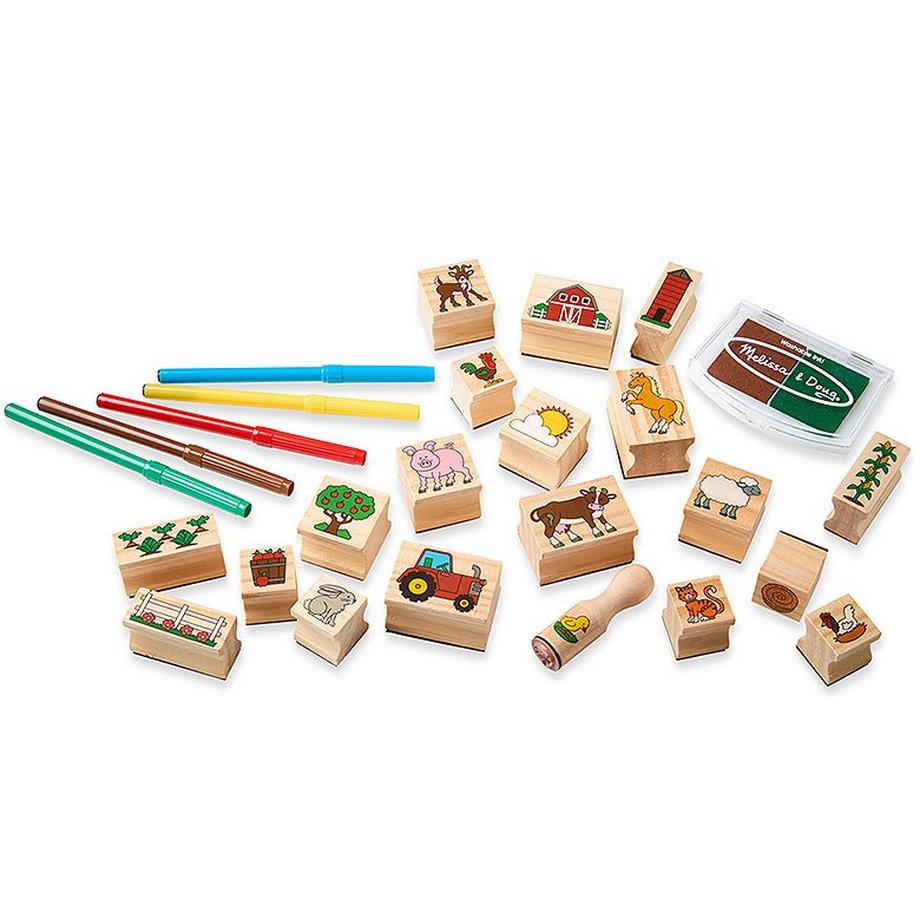 Melissa & Doug Stempelszenen Bauerngehöft  
