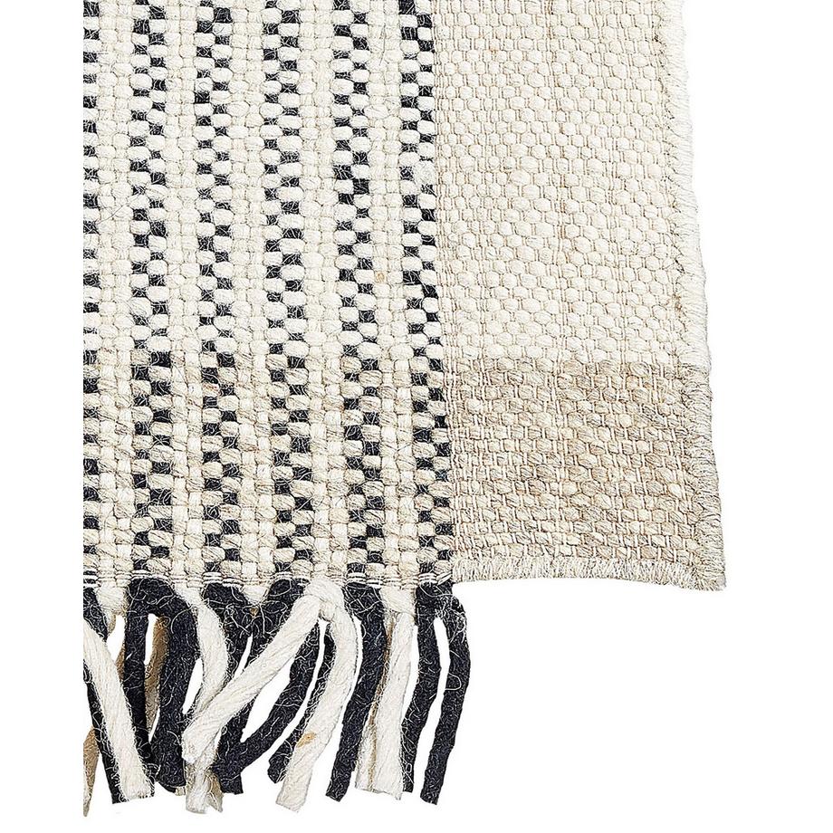 Beliani Teppich aus Wolle Skandinavisch DIVARLI  