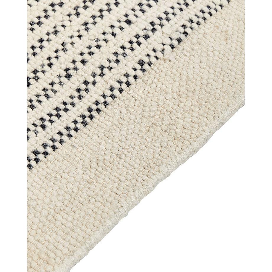 Beliani Teppich aus Wolle Skandinavisch DIVARLI  