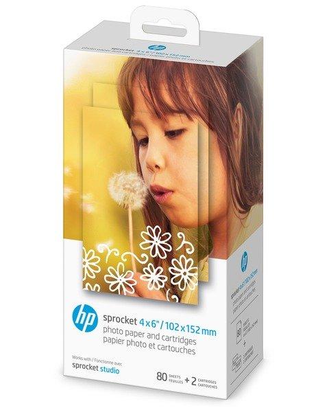 Hewlett-Packard  HP SprocketStudio Paper 10x15 cm HPISC80 and Cartridges 80 Blatt 