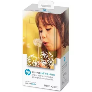Hewlett-Packard  HP SprocketStudio Paper 10x15 cm HPISC80 and Cartridges 80 Blatt 
