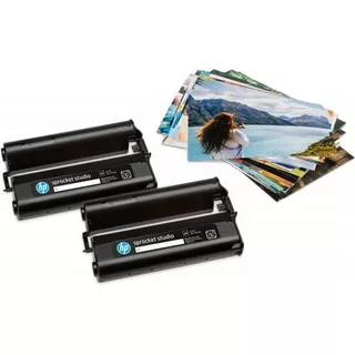 Hewlett-Packard  HP SprocketStudio Paper 10x15 cm HPISC80 and Cartridges 80 Blatt 