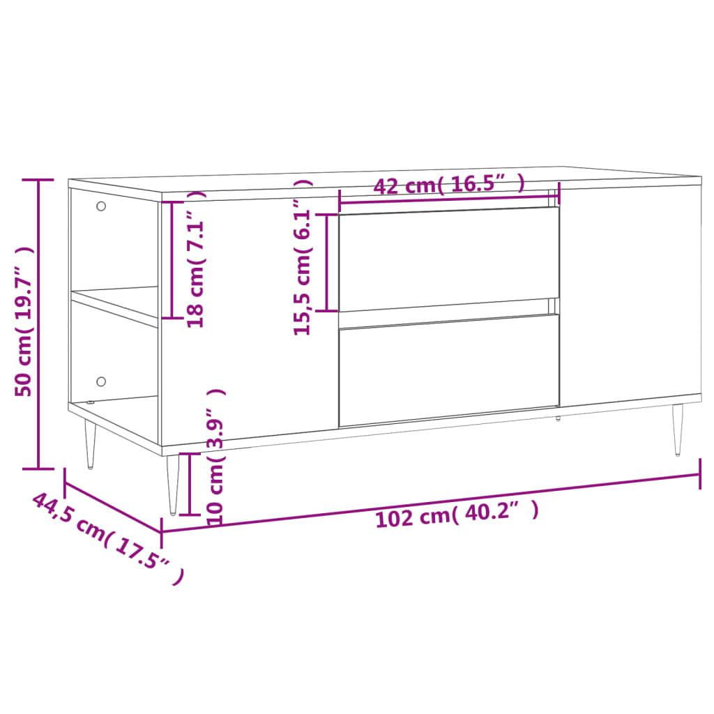 VidaXL Couchtisch holzwerkstoff  