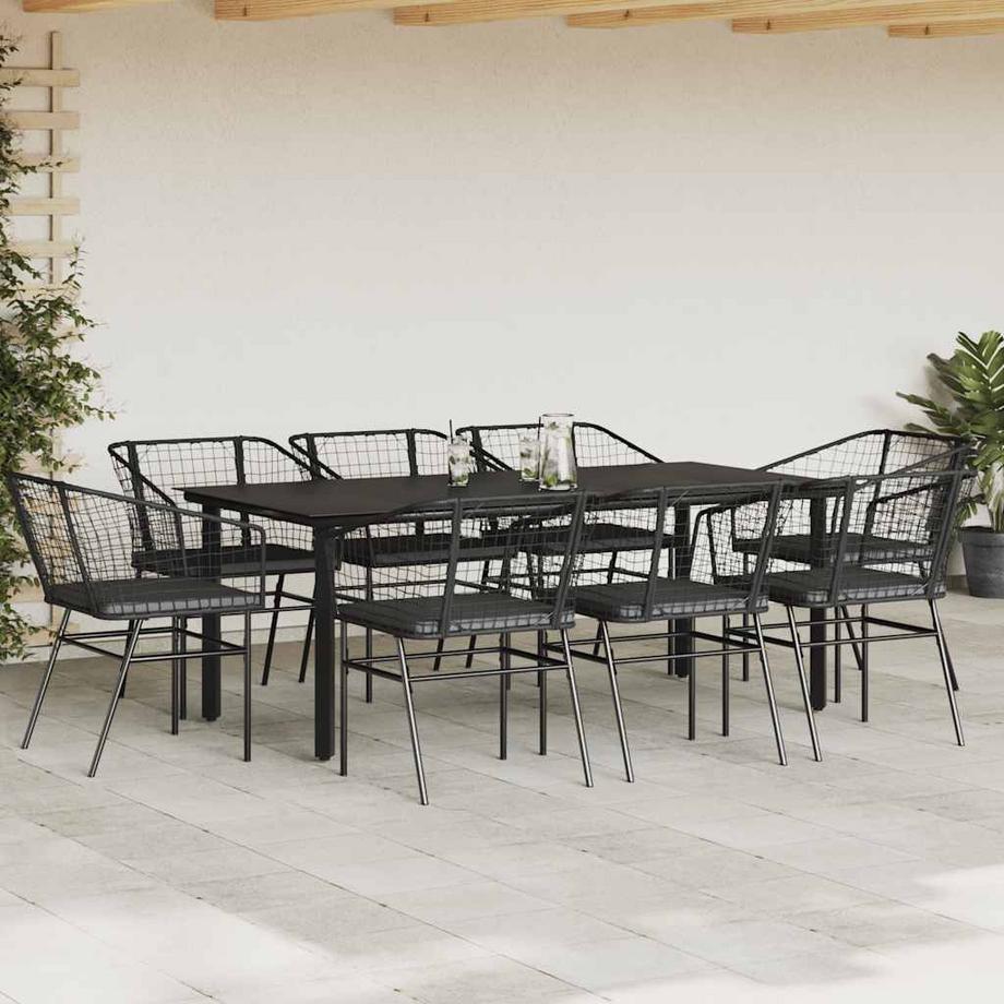VidaXL Garten essgruppe rattan  