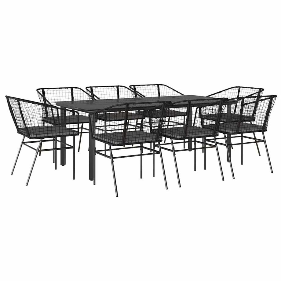 Garten essgruppe rattan