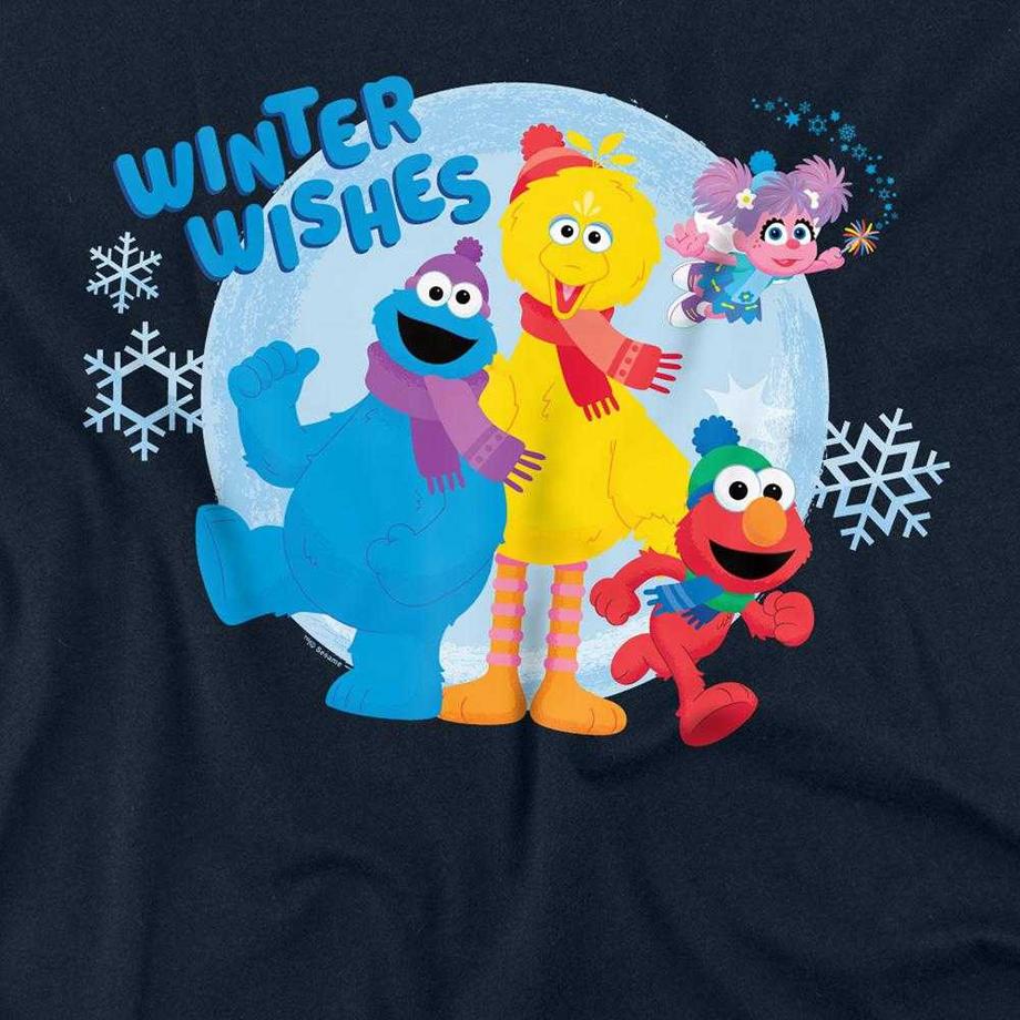 Sesame Street T-Shirt Manches Longues Winter Wishes  